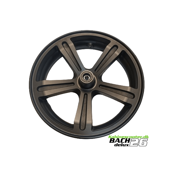 Bach 26 delux Aluf�lg i Sort til forhjul