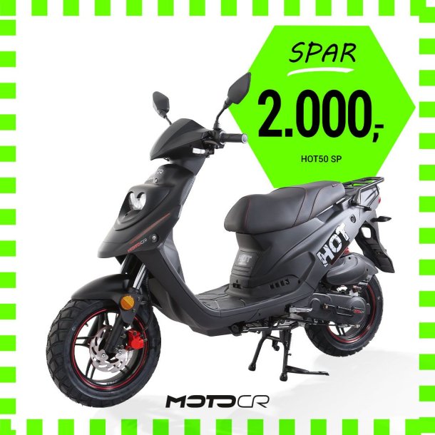 MotoCR HOT50 SP 4T EFI EURO 5 Matsort/rød
