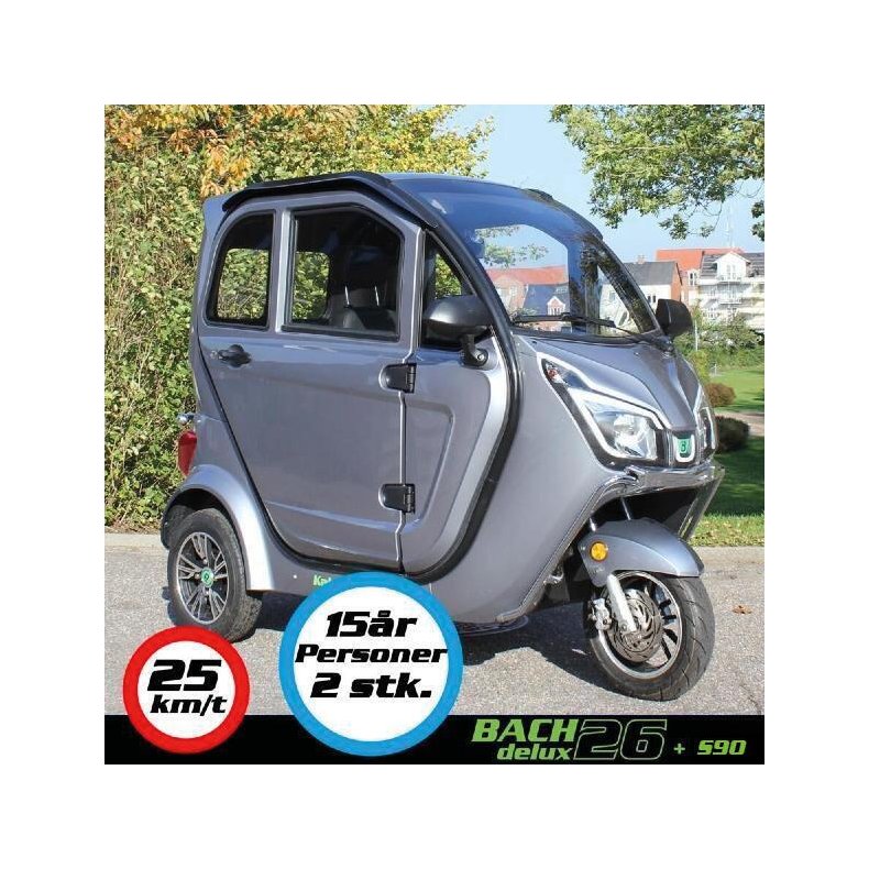 Kabinescooter Bach Delux 26 incl. Batteri S400