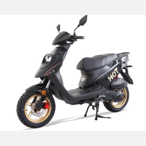MotoCR HOT50 SP 4T EFI EURO 5 matsort/guld 45km