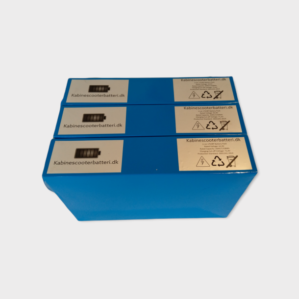 Lithium kabinescooter batteri 60 Volt 60Ah. 70-90 km pr. Opladning