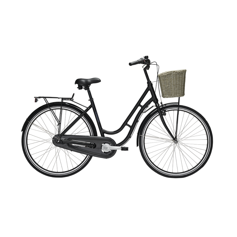 Klassisk robust damecykel med 7 gear 