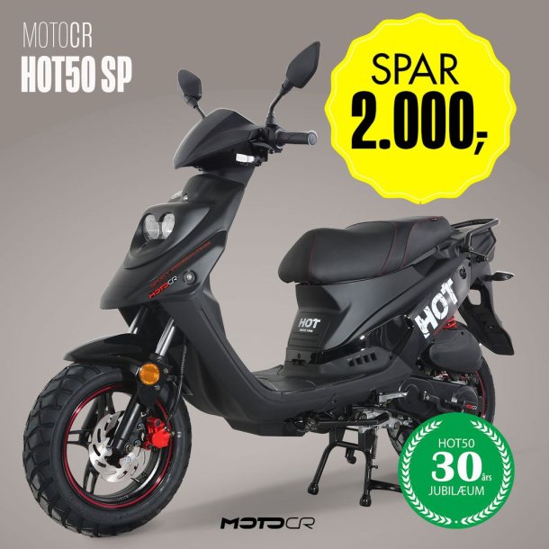MotoCR HOT50 SP 4T EFI EURO 5 Matsort/r�d
